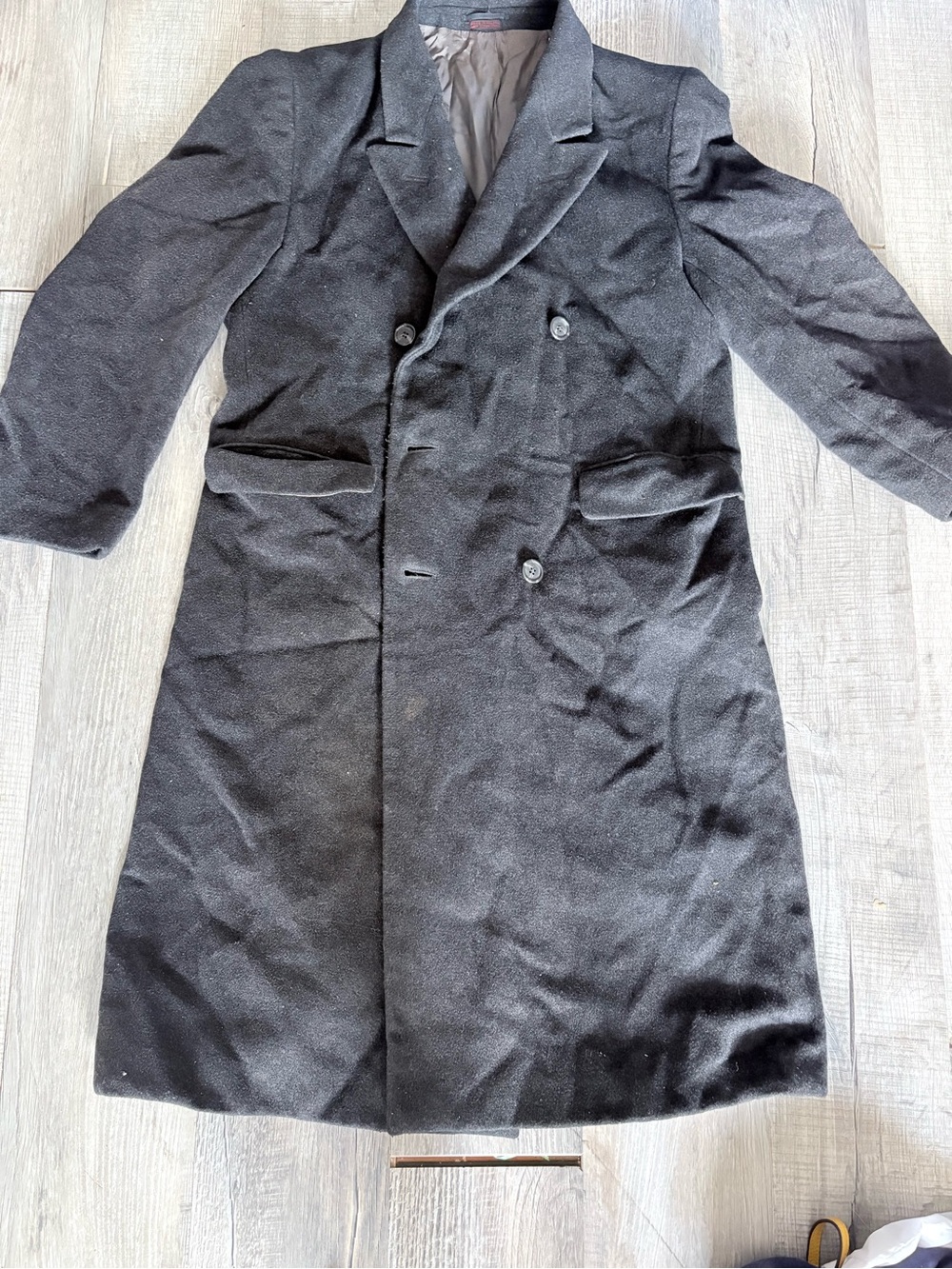 Vintage 100% Pure Wool Long Coat